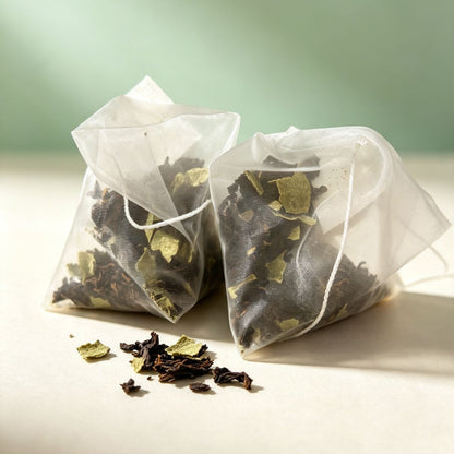 Green Citrus Pu-erh Flavored Tea Bags – 20 Sachets × 2.5g | Cold & Hot Brew