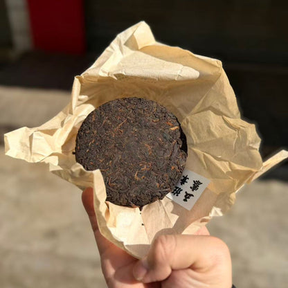 Banzhang Five Villages Ripe Pu-erh - 100g Mini Cake | 5-Year Aged Shou Puerh