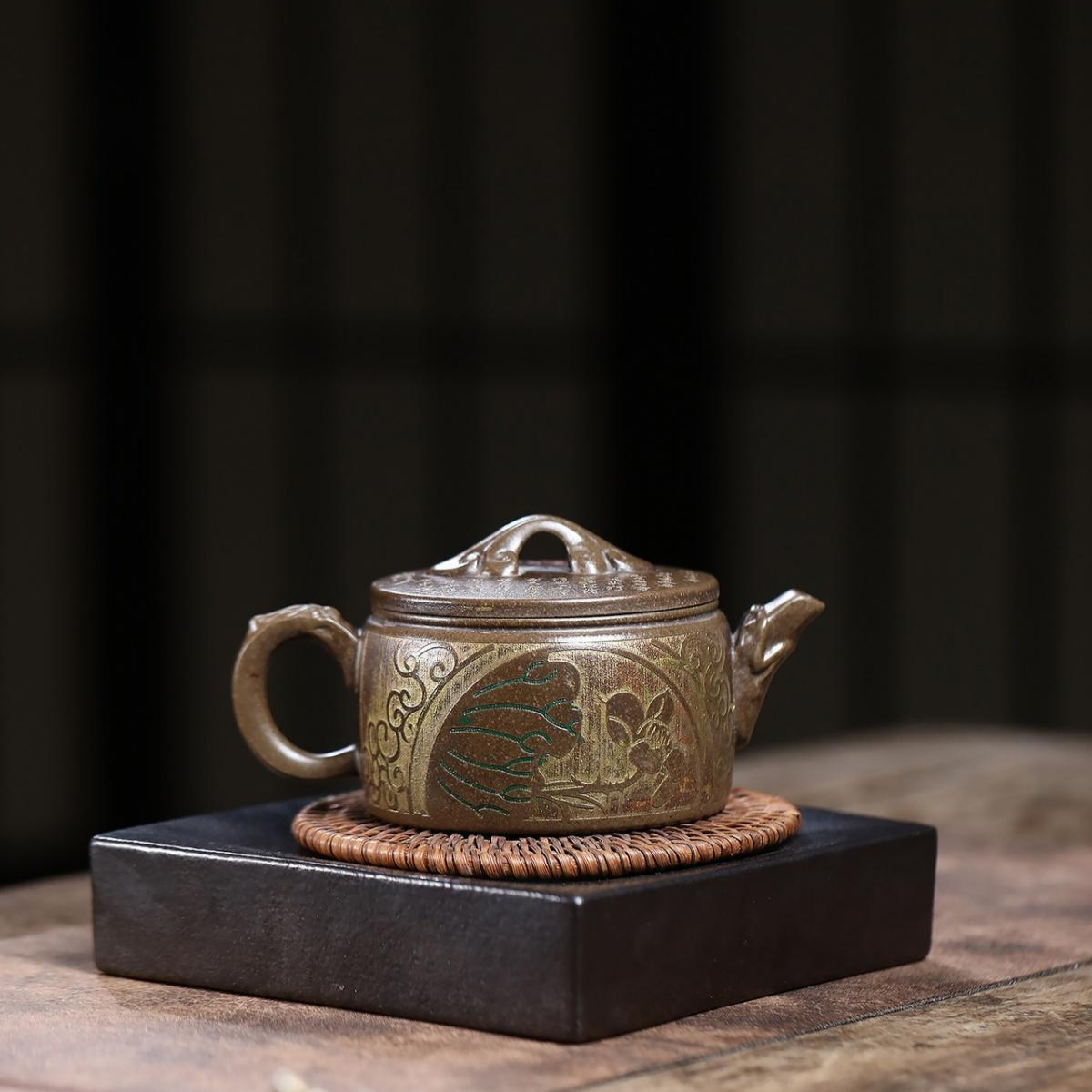Shang Shan Ruo Shui Yixing Teapot | Aged Duan Ni Zisha Clay | Handcrafted 260ml