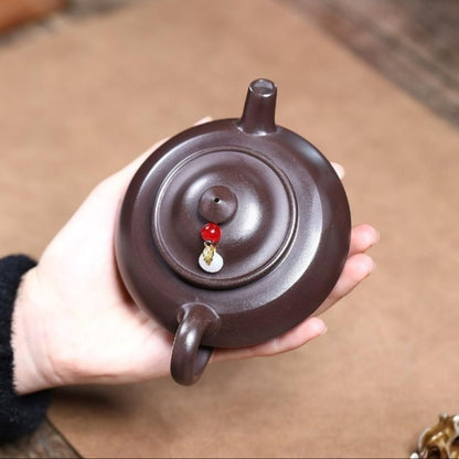 Semi Handmaded "Chilongxue" Clay "Hehuan" Teapot  190ml