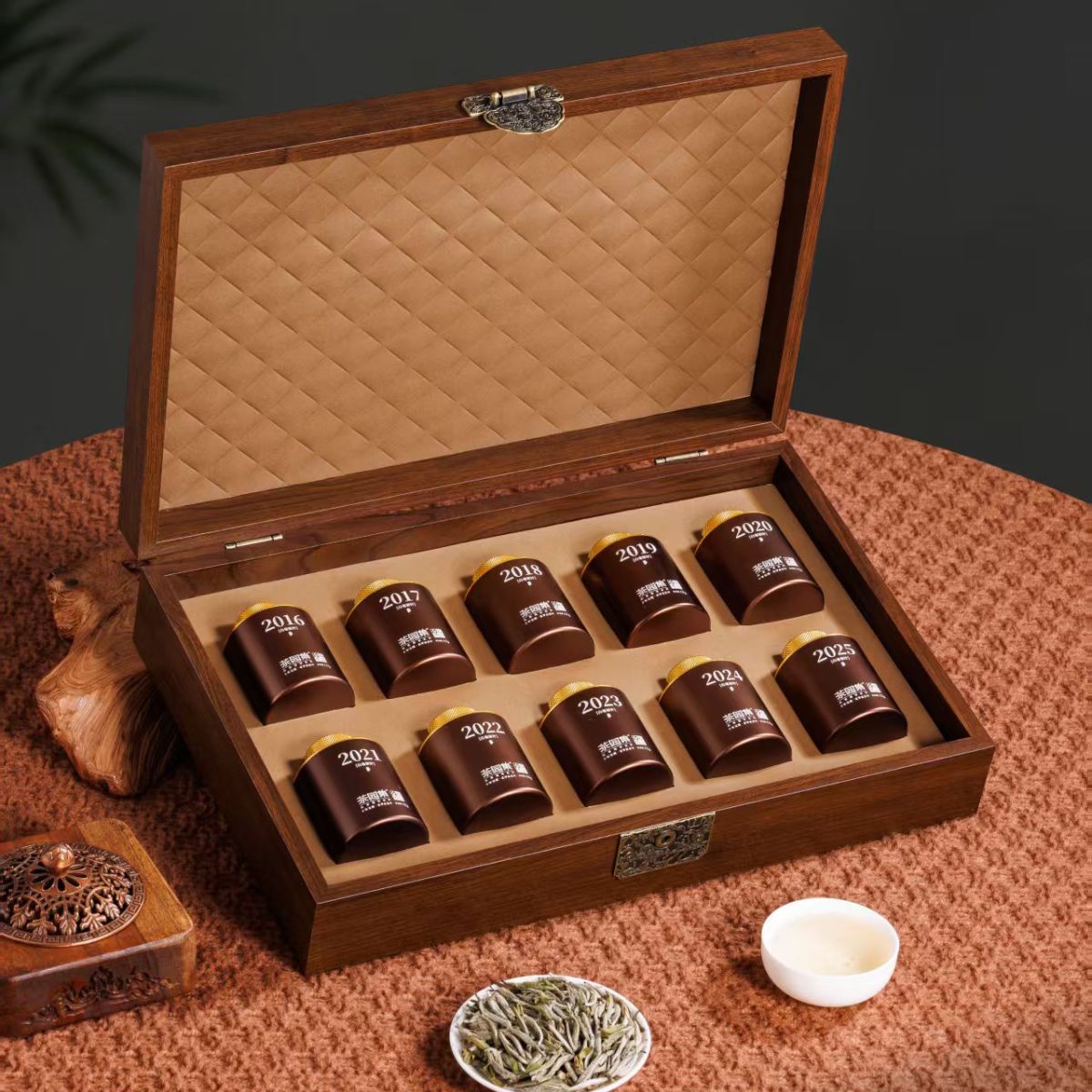 Decade Treasure Silver Needle Gift Collection 2016–2025 | Ten-Vintage Aged White Tea
