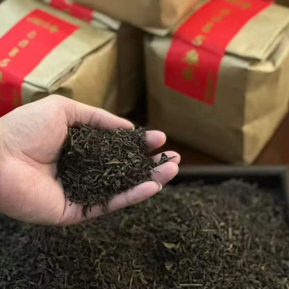 2003 Lancang Ancient Tea 0085 Jingmai Ancient Tree Loose Ripe Pu-erh 500g