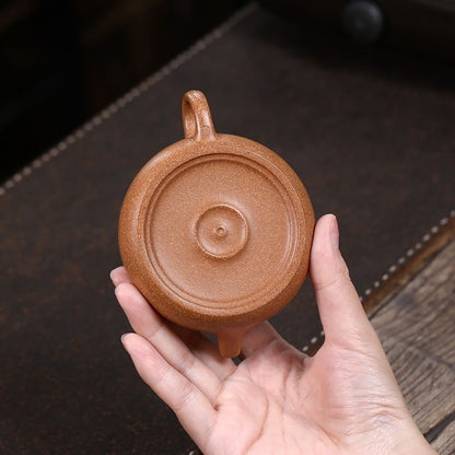 Bianyu Zisha Teapot – Kuihuang Zhuni Clay, 120ml