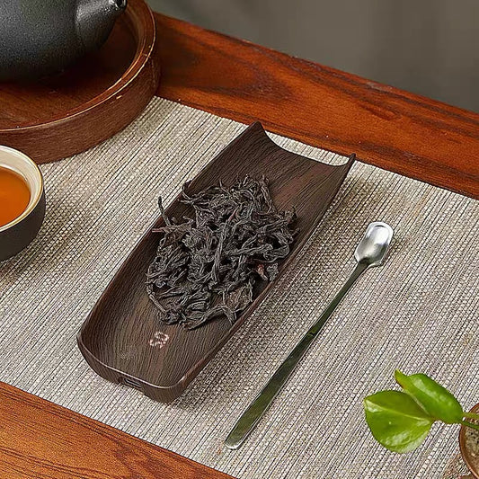 Digital Scale Tea Scoop & Pick Set – 0.1g Precision | Walnut, Ebony & White Jade Finish