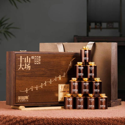 Wuyi Ten Terroirs Rock Oolong Collection | Titanium Canister Gift Set