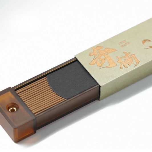 As Seen in a Qifu Tea Video: Natural Incense Sticks with Holder, 5g Tube