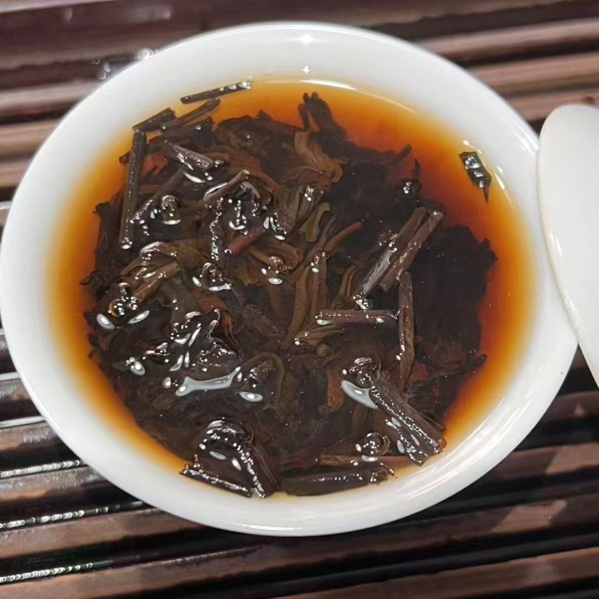 2015 Maosheng Liubao Tea "New Red Charm" – 2500g Bamboo Basket