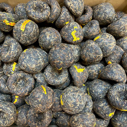 2009 Yellow Ribbon Wang Xia Tuo Cha — Aged Sheng Pu-erh (50g)