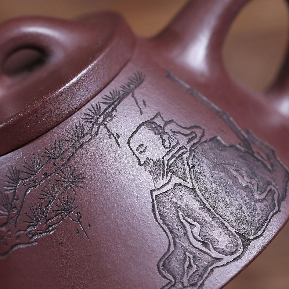 Ba Wang Piao Yixing Teapot | Premium Di Cao Qing Zisha Clay | Handcrafted 240ml