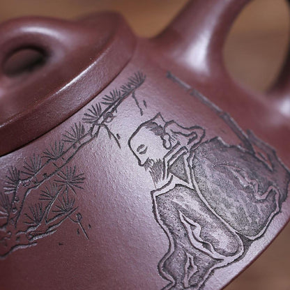 Ba Wang Piao Yixing Teapot | Premium Di Cao Qing Zisha Clay | Handcrafted 240ml