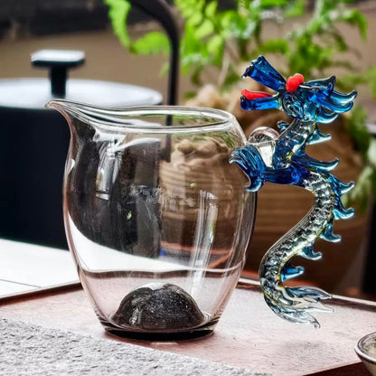 Dragon Handle Tea Pitcher – Starry Base, 260 ml
