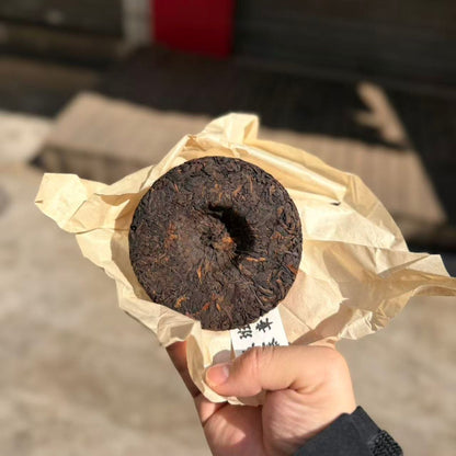 Banzhang Five Villages Ripe Pu-erh - 100g Mini Cake | 5-Year Aged Shou Puerh