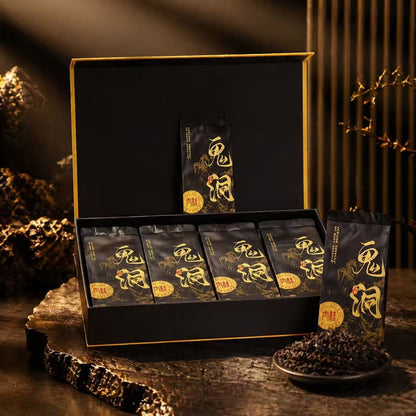 Gui Dong Rou Gui Wuyi Rock Oolong – Ghost Cave Cinnamon | 8 Sachets × 8.5g | 20-Steep Endurance