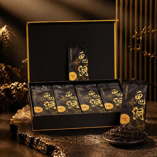Gui Dong Rou Gui Wuyi Rock Oolong – Ghost Cave Cinnamon | 8 Sachets × 8.5g | 20-Steep Endurance