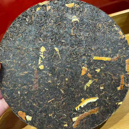 Chenpi Palace Ripe Pu-erh - Hand-Torn Cake | Xinhui Tangerine Peel & 2016 Ancient Tree