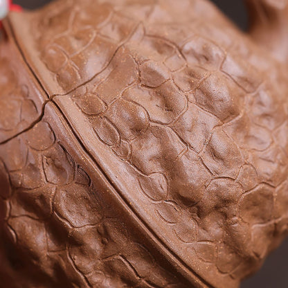 Hetao Yixing Teapot — Handcrafted Duanni Clay, 200ml | Gift Set
