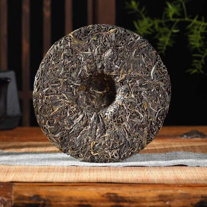 2022 Huazhu Liangzi Raw Pu‑erh Cake – 357g, Wild High‑Mountain Tea