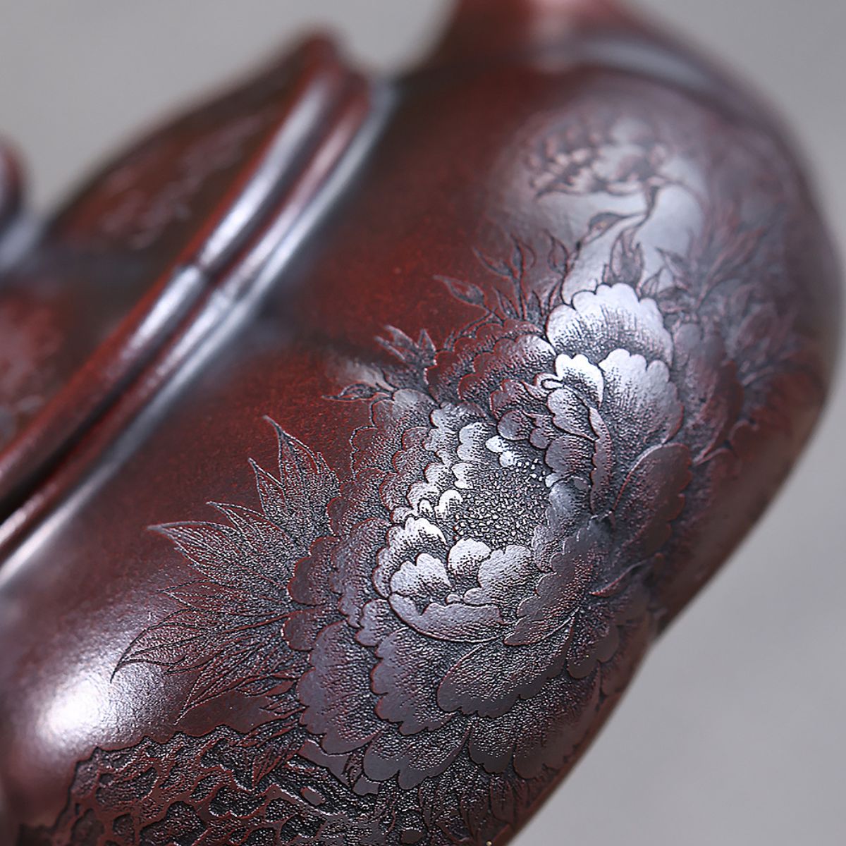 Mudan Hanjiang Yixing Teapot — Handcrafted Ancient Wuni Clay, 170ml