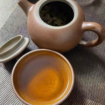 2021 "Old Comrade" 9968 Raw Pu-erh Brick (250g) – Menghai Mountain Smoke & Honey Aroma