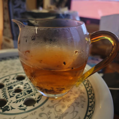 Chen Pi White Tea Mini Cake | Aged Citrus Peel & Fujian White Tea Blend