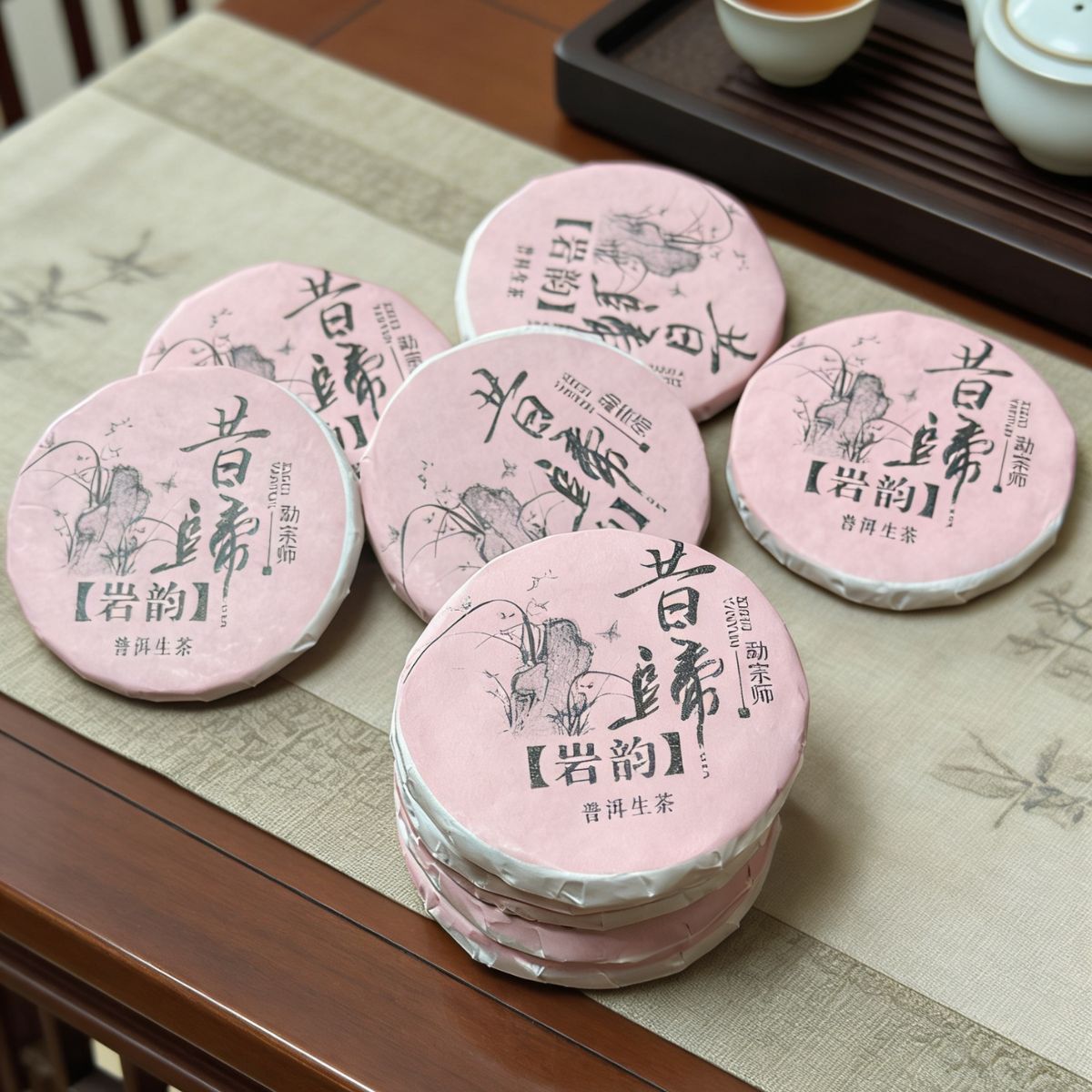 2025 Four Famous Estates Single-Origin Raw Pu-erh Sampler | Yiwu · Gua Feng Zhai · Mansong · Xigui (200g / 40 Tablets)