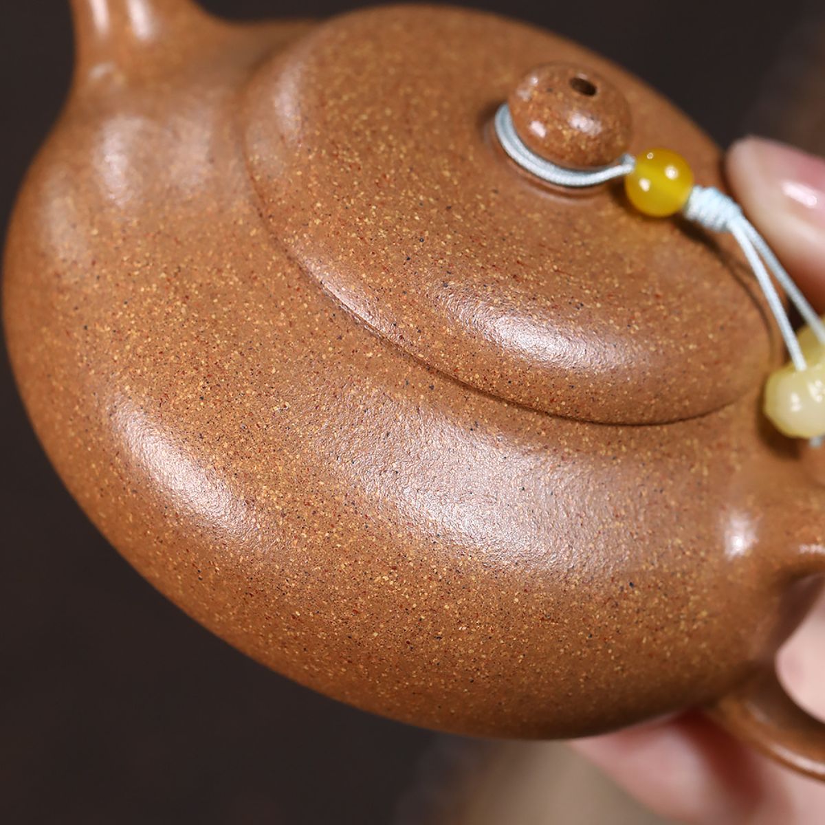 Bianyu Zisha Teapot – Kuihuang Zhuni Clay, 120ml