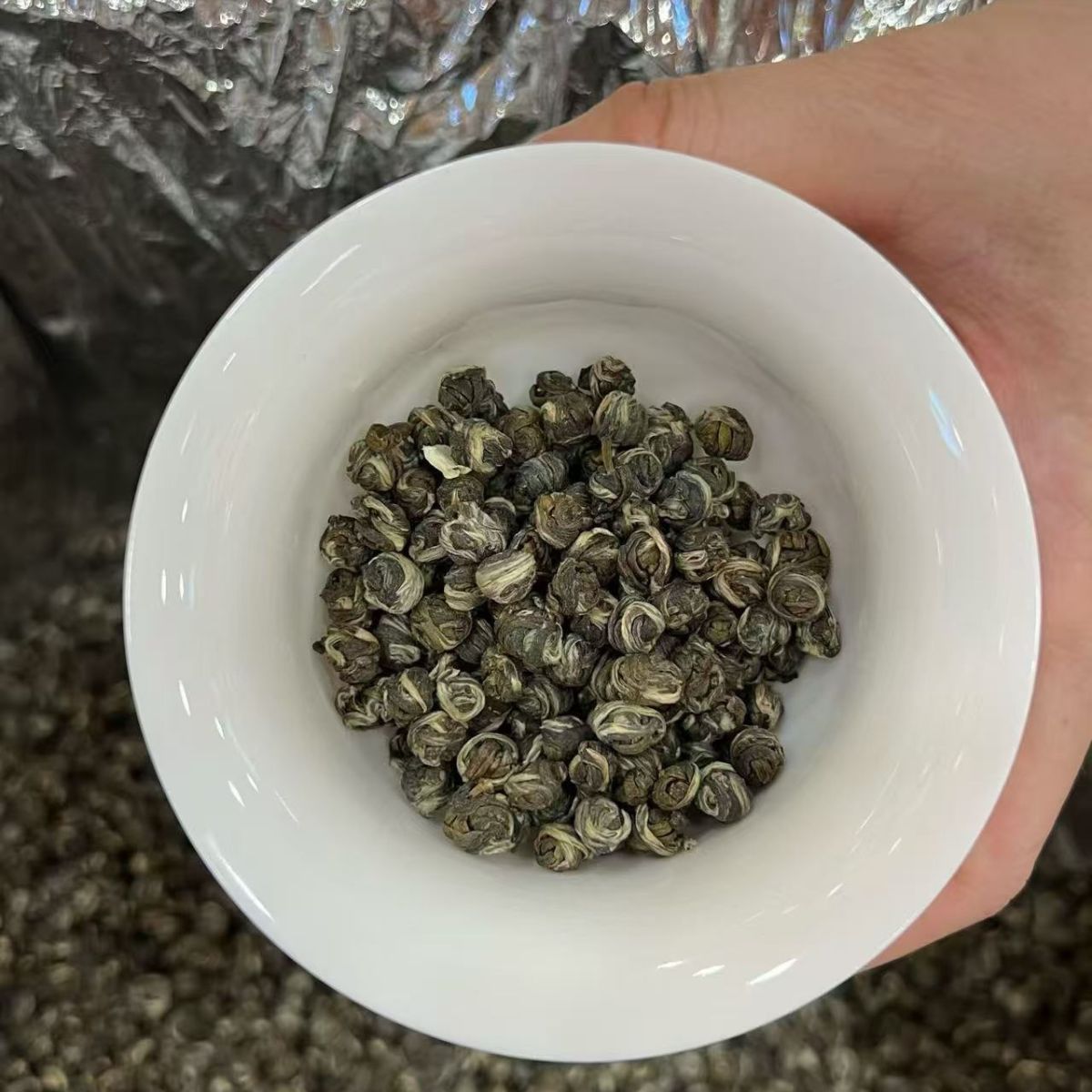 Jasmine Dragon Pearls - Fuzhou Jasmine & Silver Needle White Tea