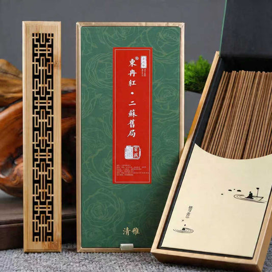 9A Ancient Formula Er Su Jiu Ju Handcrafted Incense – Jasmine, Sandalwood & Agarwood Blend | ~200 Sticks