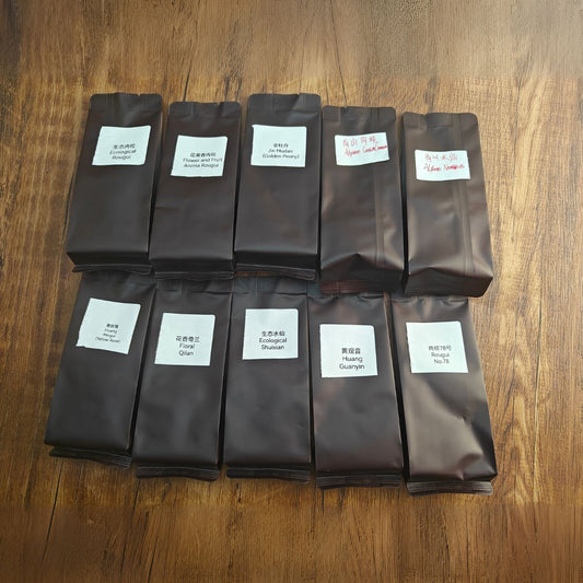 Light & Floral Rock Tea Sampler （Beginner-Friendly) 10 Packs*8.5g – Floral, Fruity & Mellow