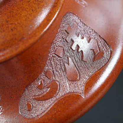 Yi Fan Feng Shun Yixing Teapot | Duan Ni Fire-Cloud Zisha Clay | Handcrafted 170ml