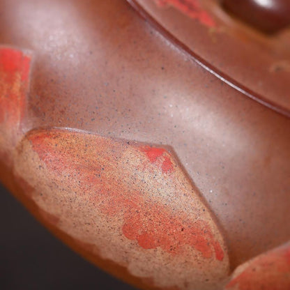 He Yu Xi Shui Yixing Teapot | Raw Duan Ni Wood-Fired Zisha Clay | Handcrafted 240ml