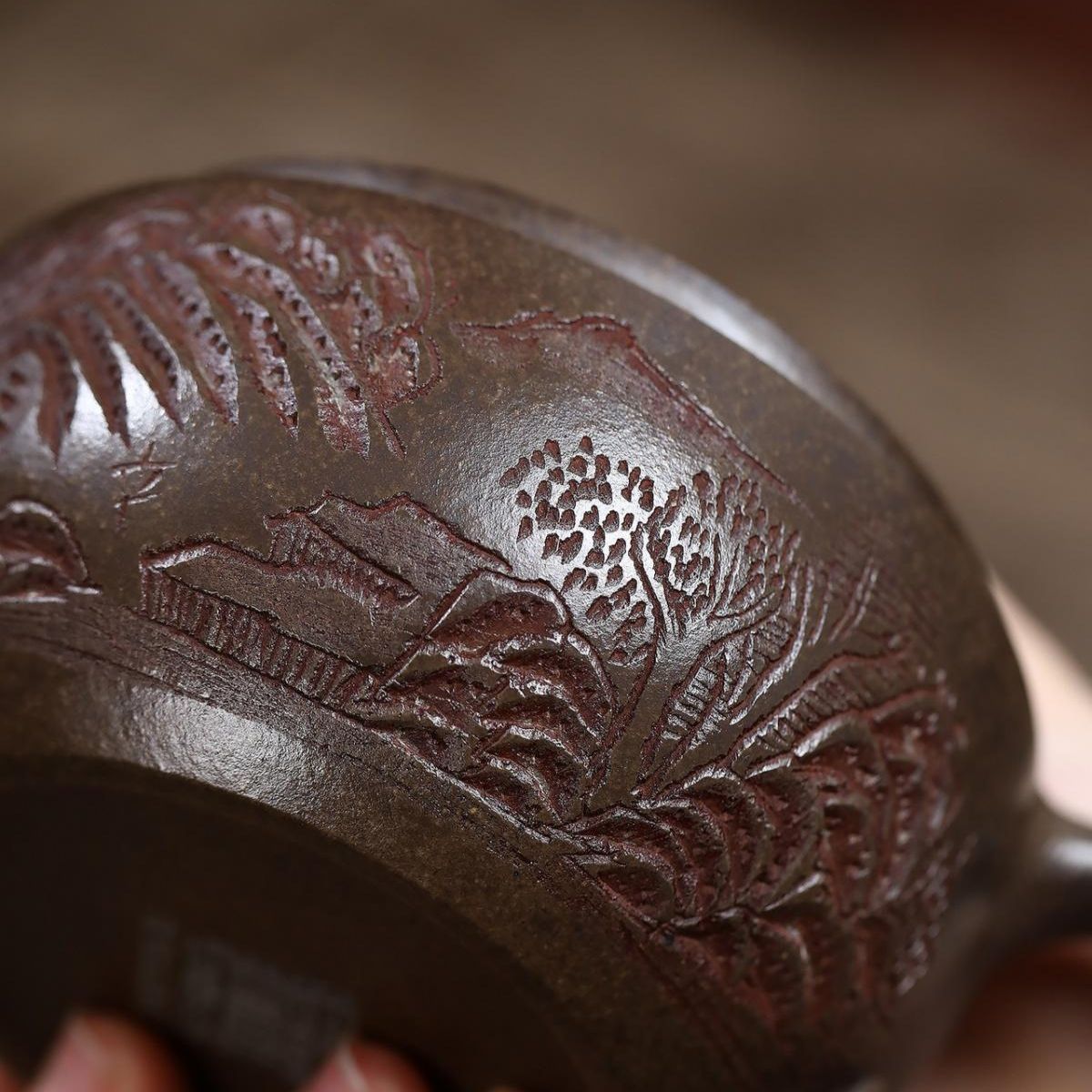 Ju Lun Han Wa Yixing Teapot | Aged Duan Ni Zisha Clay | Handcrafted 300ml
