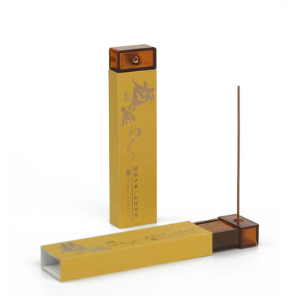 As Seen in a Qifu Tea Video: Natural Incense Sticks with Holder, 5g Tube