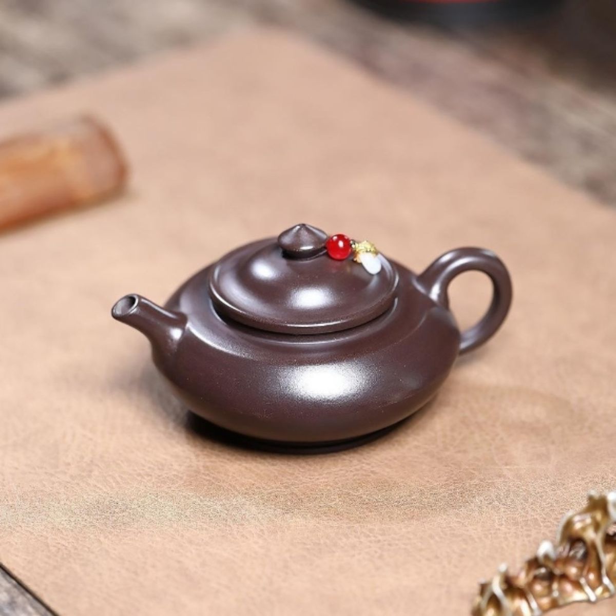 Semi Handmaded "Chilongxue" Clay "Hehuan" Teapot  190ml