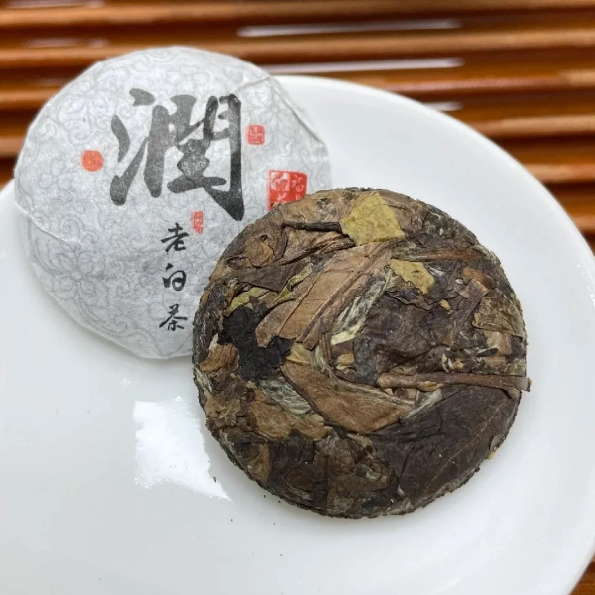 Aged Fuding White Tea Mini Cakes - 7+ Year Naturally Aged Shou Mei (6g per Cake)