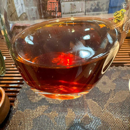 2008 Aged Lao Banzhang Ripe Pu-erh Pillar - 500g Dry Kunming Storage