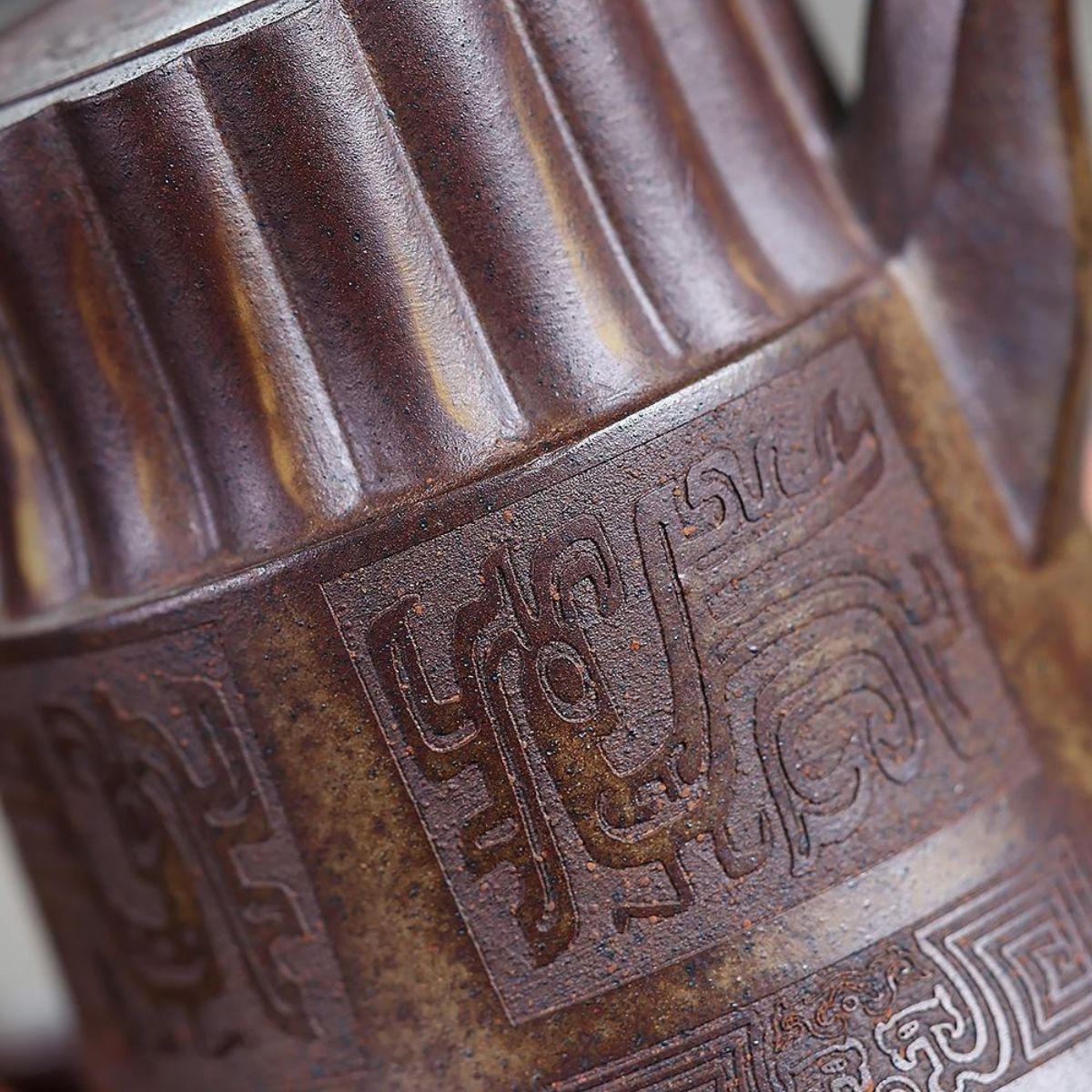 Kui Wen Jin Zhong Yixing Teapot | Raw High-Fire Duan Ni Zisha Clay | Handcrafted 250ml