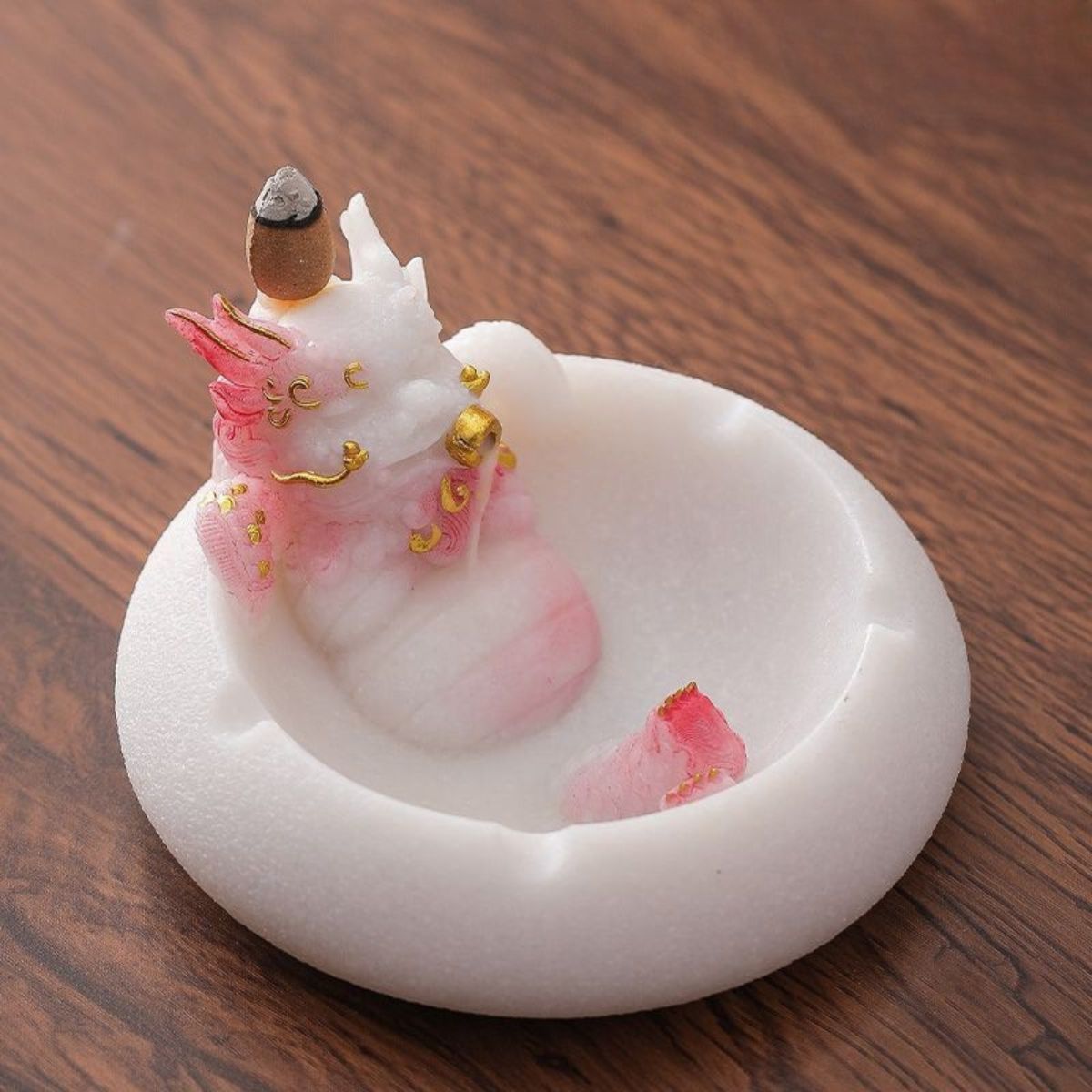Dual-Use Backflow Incense Burner & Ashtray