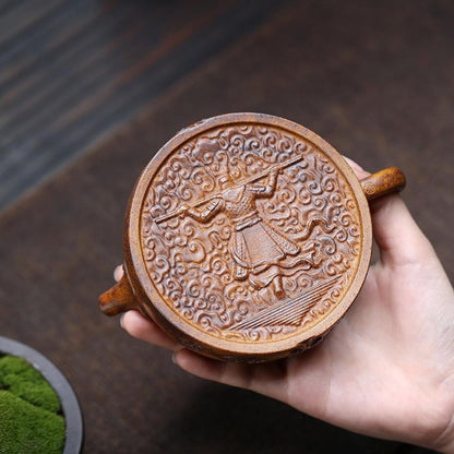 Handmade Yixing Purple Clay Teapot 270ml - Original High-Temperature Duan Ni Zisha Gongfu Tea Pot