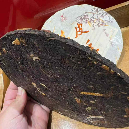 Chenpi Palace Ripe Pu-erh - Hand-Torn Cake | Xinhui Tangerine Peel & 2016 Ancient Tree