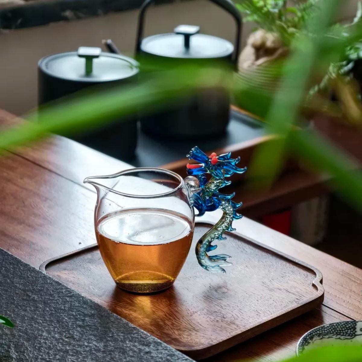 Dragon Handle Tea Pitcher – Starry Base, 260 ml