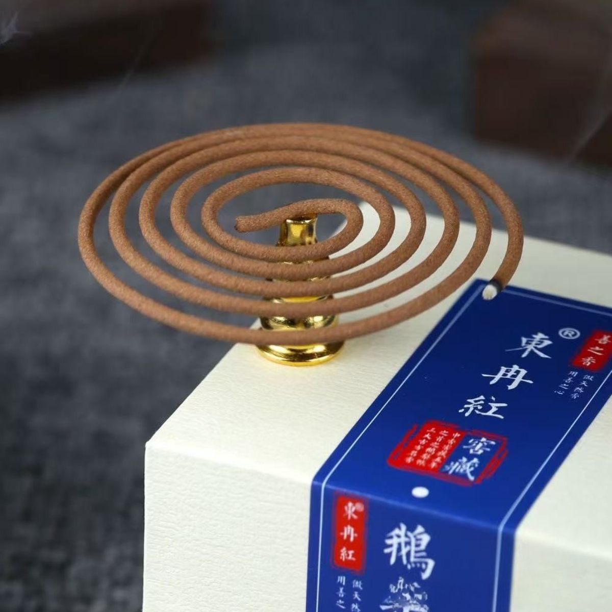 Goose Pear & Sandalwood Coil Incense – 9A Grade Handcrafted Agarwood Blend