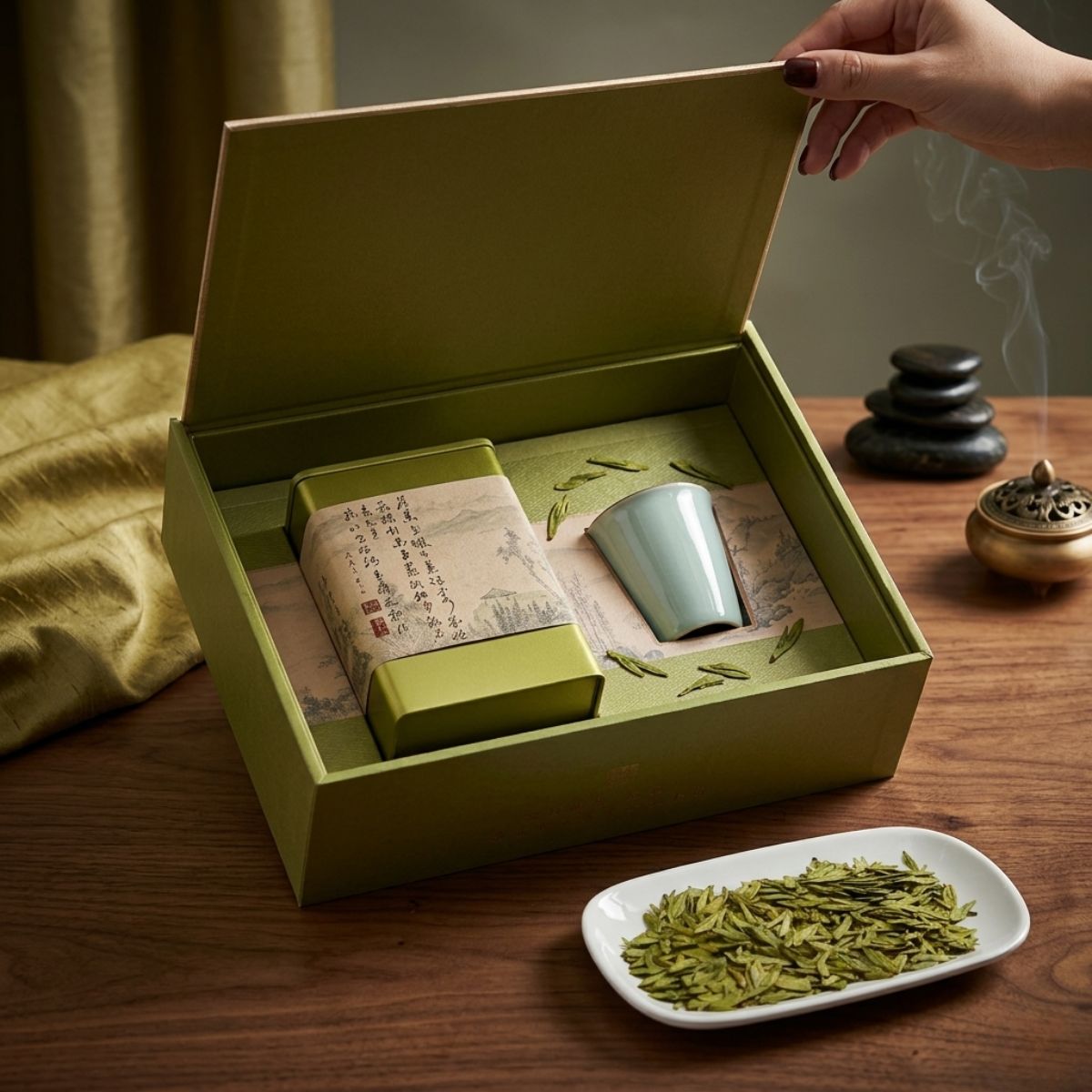 2026 Pre-Qingming West Lake Longjing – Luxury Green Tea Gift Box (125g)