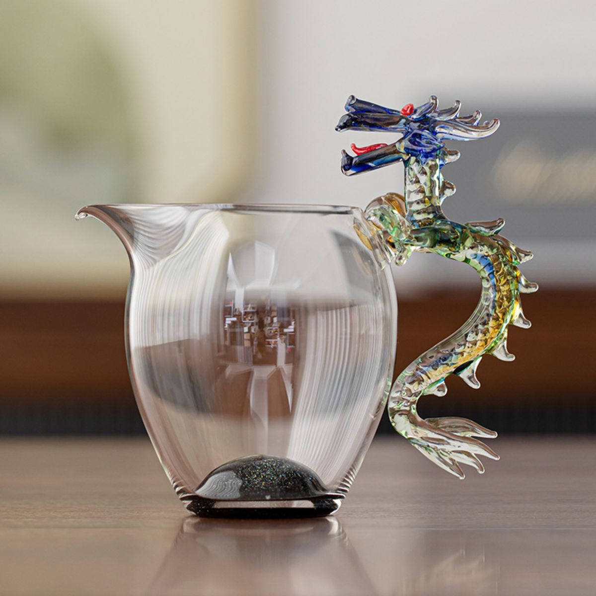 Dragon Handle Tea Pitcher – Starry Base, 260 ml