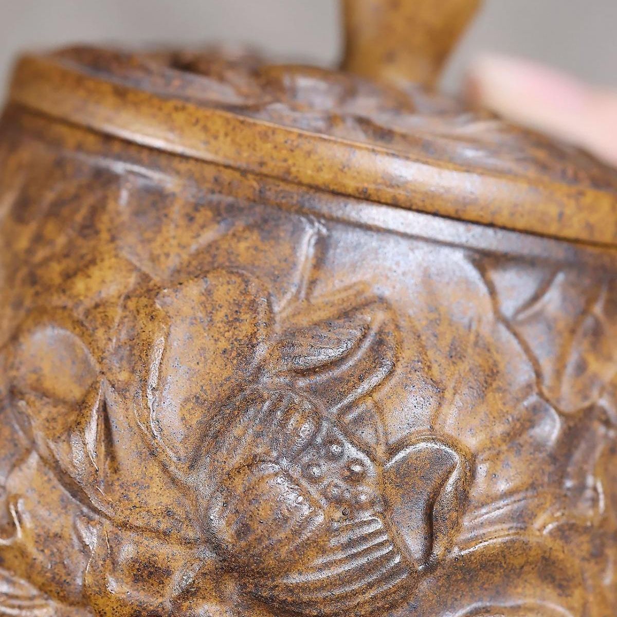 Yi Ban Xin Lian Yixing Teapot | Rare Longgu Jinsha Zisha Clay | Handcrafted 320ml