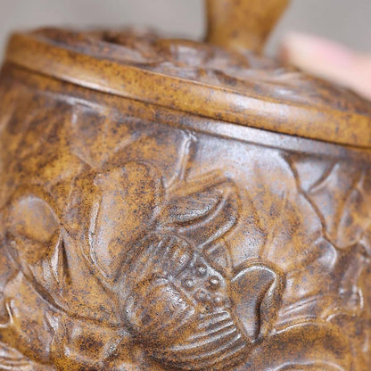 Yi Ban Xin Lian Yixing Teapot | Rare Longgu Jinsha Zisha Clay | Handcrafted 320ml
