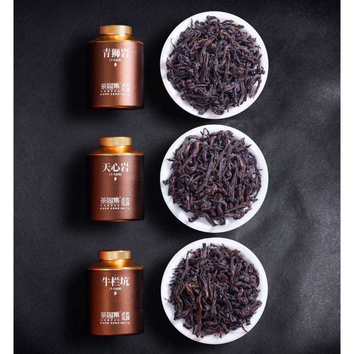 Wuyi Ten Terroirs Rock Oolong Collection | Titanium Canister Gift Set