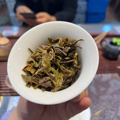 2020 Wild Bo Hetang ( Mint Valley)  Ancient Tree Raw Pu-erh Cake – 357g