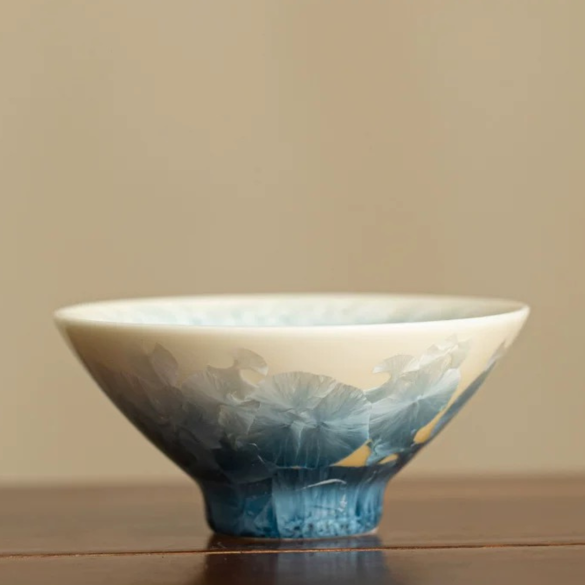 Jingdezhen Crystalline Glaze Gaiwan Tea Set