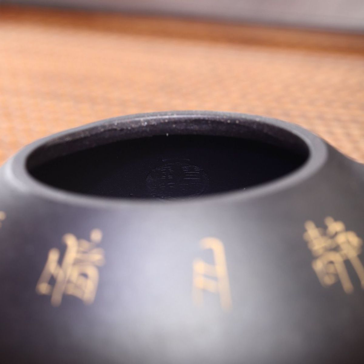 Handmade Yixing Purple Clay Teapot 220ml - Original Black Clay Plum Blossom Shipiao Zisha Gongfu Tea Pot
